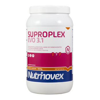 Suproplex Recovery, Recuperador De Alta Calidad, Aumento De Masa Muscular, Recuperacion De Depositos Musculares Y Hepaticos De Glucogeno, Endurance, 1kg En Polvo Sabor Chocolate