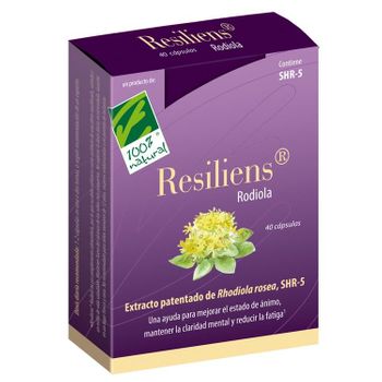 Resiliens Rhodiola. 100%natural 40 Cap