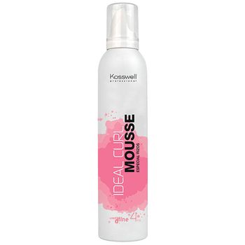 Kosswell Ideal Curl Mousse Espuma Fijación Fuerte 300 Ml