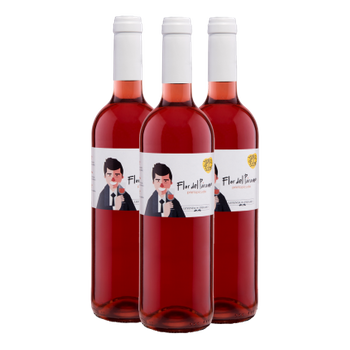 Pack 3 Uds. Flor Del Páramo Prieto Picudo 2022-vino Rosado I.g.p. Castilla Y León, 75 Cl, 13% Vol.