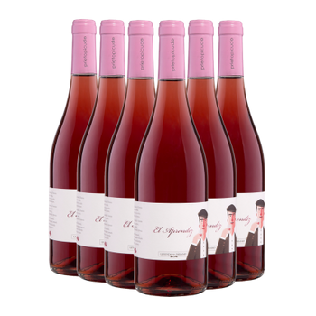 Pack 6 Uds. El Aprendiz Prieto Picudo 2022-vino Rosado I.g.p. Castilla Y León, 75 Cl, 13,50% Vol.