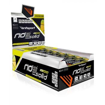 Infisport Nd3 Sólido Cafeína 21 Barritas X 40 Gr - Sin Gluten Y Apta Para Veganos -  Sabor