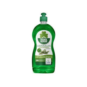 Lavavajillas Romero Eco Trébol Verde 750 Ml