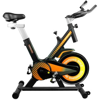 Bicicleta Spinning Estática Fitness Volante Inercia 10kg Consola Lcd