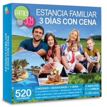 Caja Regalo Estancia Familiar 3 Días Con Cena