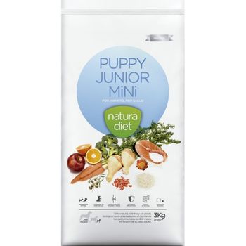 Natura Diet Puppy Junior Mini - Saco De 3 Kg