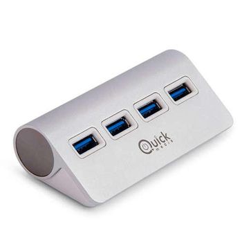 Quick-media Hub 4 Puertos Usb 2.0 - Qmh204p