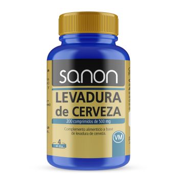 Levadura De Cerveza 200 Comprimidos Sanon