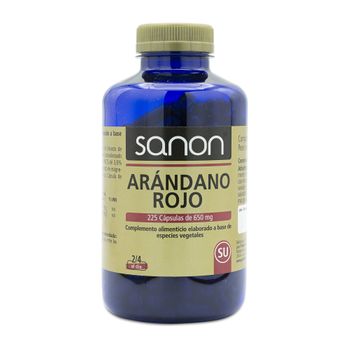 Arándano Rojo Americano 225 Cápsulas Sanon