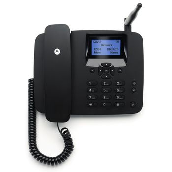 Motorola Fw200l Teléfono Dect Identificador De Llamadas Negro