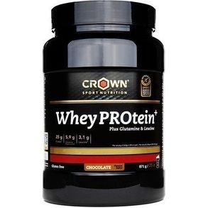 Crown Sport Nutrition Whey Protein+ 871 G. Whey Con Leucina Y Glutamina Extra Y Certificación Antidoping Informed Sport - Sin Gluten