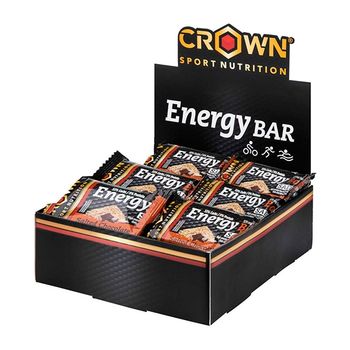 Crown Sport Nutrition - Energy Bar 12 X 60g - Barrita Energética De Rápida Asimilación -