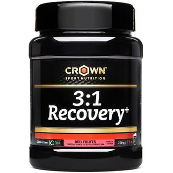 Crown Sport Nutrition 3:1 Recovery+ 750 G - Recuperador Muscular Para Deportes De Resistencia Con Certificación Antidoping Informed Sport. Sin Gluten