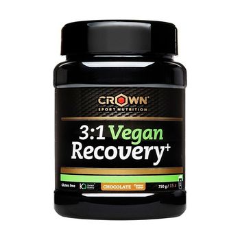 Crown Sport Nutrition - 3:1 Vegan Recovery + 750 G -  Recuperador Vegano -  Sabor: Chocola