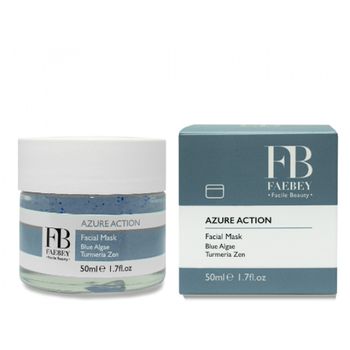 Mascarilla Facial Azure Action  / 50 Ml turmeria Zen + Blue Algae