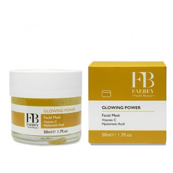 Mascarilla Facial Glowing Power / 50 Ml vitamin C + Hyaluronic Acid