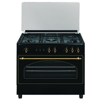 Cocina Gas - VitroKitchen CB5560PBB, Cuatro Fuegos, Gas Butano,  Portabombonas