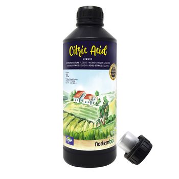 Ácido Cítrico Ecológico 1 L. Nortembio. Cítrico Anhidro Líquido Concentrado. Limpieza Para El Hogar.