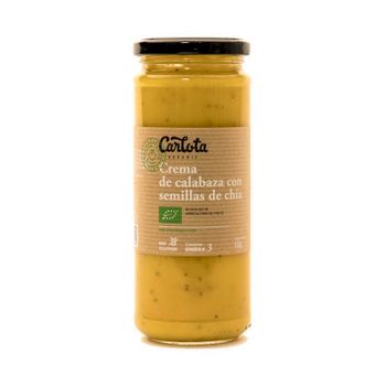 Crema Calabaza Con Semillas De Chia 450ml Carlota Organic