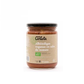 Albondigas Veganas En Salsa De Tomate Bio 425g Carlota Organic