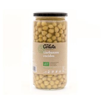 Garbanzos Cocidos Bio 720g Carlota Organic