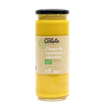 Crema De Zanahoria Y Curcuma Bio 450g Carlota Organic