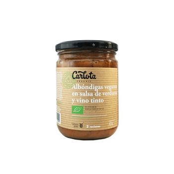 Albondigas Veganas En Salsa De Verduras Bio 425g Carlota Organic