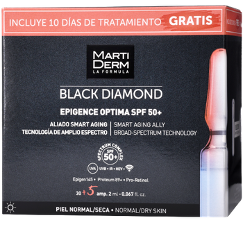 Martiderm Black Diamond Epigence Optima Ampollas Spf 50+ 30 Unidades