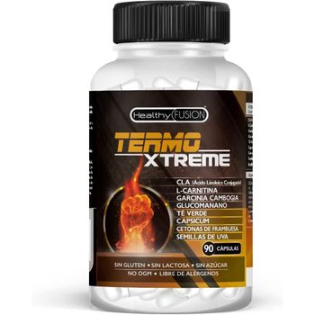 Exclusivo Termogénico Y Adelgazante Con Potente Acción Quemagrasas | Garcinia Cambogia + L-carnitina + Cla + Glucomanano + Te Verde | Estimula El Metabolismo | Reduce El Apetito | 90 Cápsulas.