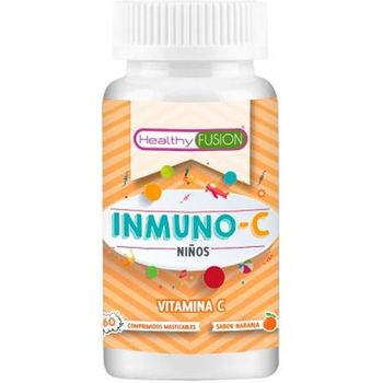 Inmuno-c Niños | Healthy Fusion| Mantiene Las Defensas Fuertes, Cuida El Sistema Inmunológico Y Protege La Piel |naranja