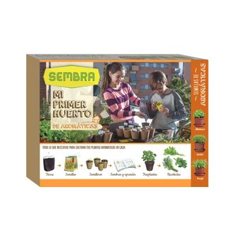 Kit Cultivo Infantil Mi Primer Huerto De Aromáticas