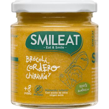 Tarrito De Brócoli Con Cordero Y Chirivía Ecológico Smileat 230 G