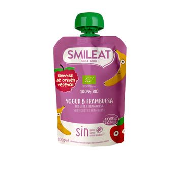 Pouche Yogur Y Frambuesa Eco Smilet 100 G