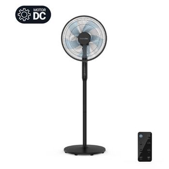 Ventilador De Pie Silencioso Negro 25w | Universalblue