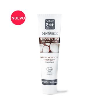 Dentífrico Frescor Suave Aloe Vera Y Coco Bio Naturabio 75ml