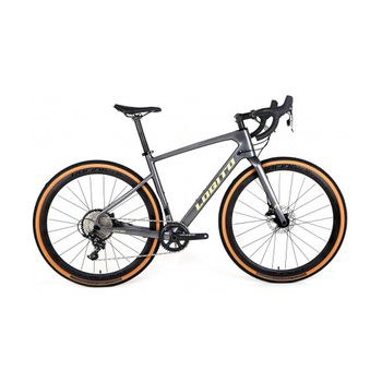 Bicicleta De Gravel De Carbono Lobito Gv10 Gris 45"