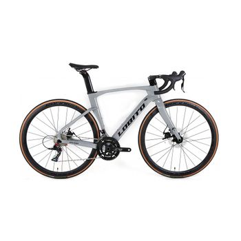 Bicicleta De Carretera De Carbono Lobito Rv08 Gris Talla 54