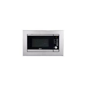 Continental Edison Cemo34ceb2 Horno Microondas Combinado Empotrable Negro Y  Acero Inoxidable L59.5 X H38.8 X P46.8 Cm 34l Grill Y Convección con  Ofertas en Carrefour