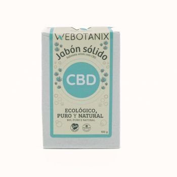 Webotanix Jabón Sólido Cbd Bio 100 G Cbd Y Aloe Vera