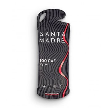 Santa Madre - Gel Energético 30cho 100 Caf- Con Cafeína - 1 X 50 Ml -  Sabor: Fresa