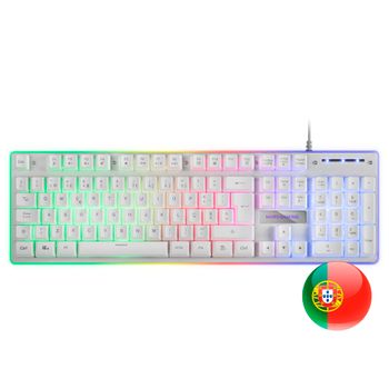 Clavier Mars Gaming Mkrevoprowres Blanc Led Rgb à Prix Carrefour