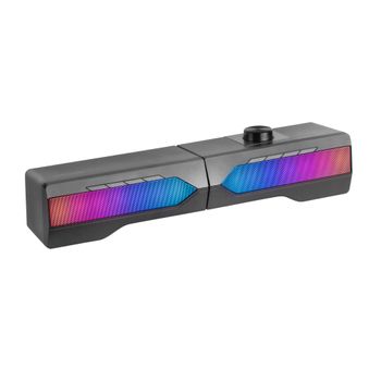 Mars Gaming MSCUBEW Blanco Altavoces Gaming RGB Compactos Procesador Sonido  DSP 8W