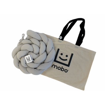 Mobo - Trenza Algodón 180 Cm Gris