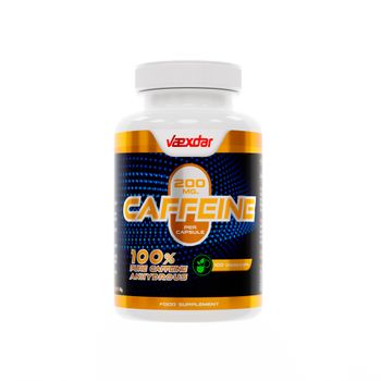 Cafeína 200mg - 100 Vegan Caps - Vaexdar