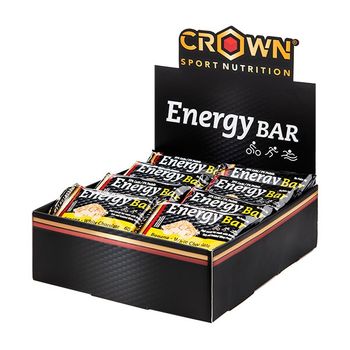 Crown Sport Nutrition - Energy Bar 12 X 60g - Barrita Energética De Rápida Asimilación -