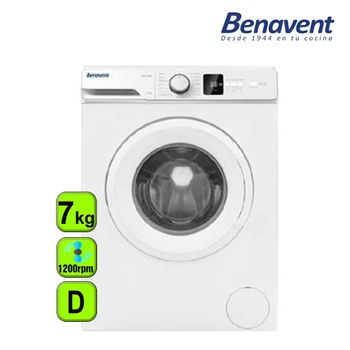 Lavadora Benavent 7 Kg 1200 Rpm D