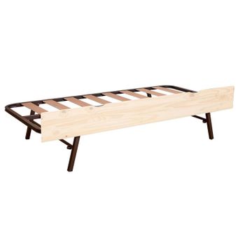 Cama De Arrastre Elevable Madera Blanco Lavado 105x190cm