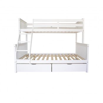 Litera infantil de madera Tiana 90x190/90x190cm