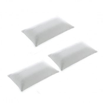 Almohada De Poliéster Blanco 50 X 60 Cm Perfil Alto Microfibra Relleno  Suave Errigal - Blanco con Ofertas en Carrefour