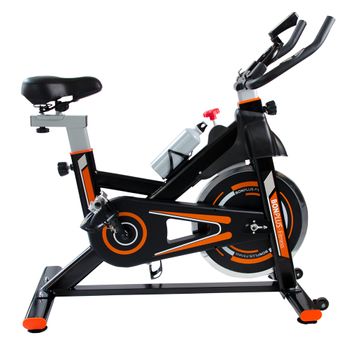 Bicicleta Spinning Estática Indoor Alpine 7500 Muelles Inercia 15kg Consola  Gridinlux con Ofertas en Carrefour